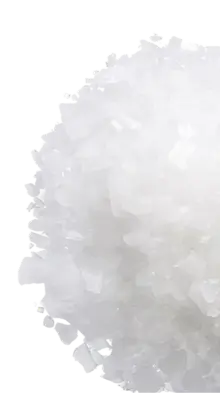 Magnesium chloride crystals